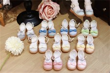 1/4 BJD Girl Doll Shoes Only BJD's Bow Shoes 9 Colors for MSD