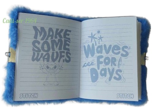 Disney Stitch Secret Notebook With Multicolored Pen & Padlock Children's Journal - Picture 7 of 24