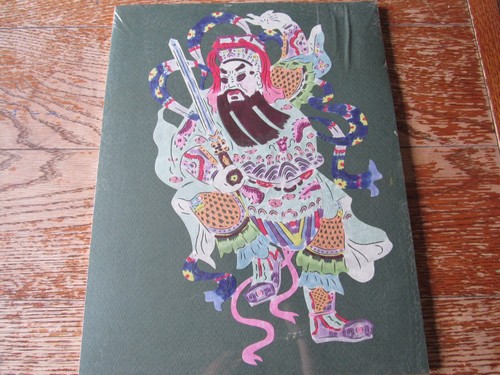 ¿De colección? Papel chino recortado arte pintado a mano acuarela/guerrero cortado a mano - Imagen 5 de 5