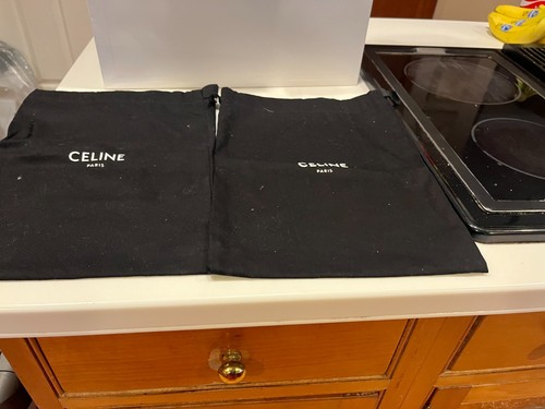 Celine Paris SHOPPING BAG 16" X 7" 15 3/4" AND 2 Dust Bags 10" X 13 3/4" - Picture 2 of 3