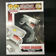 Funko POP! Animación Anime Yu-Gi-Oh Cyber Dragon #1736 Figura + Protector