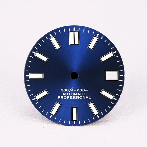 28.5mm watch dial sunflower pattern MOD SKX007 suitable for NH35/NH36 BGW9 Lume - Picture 7 of 10