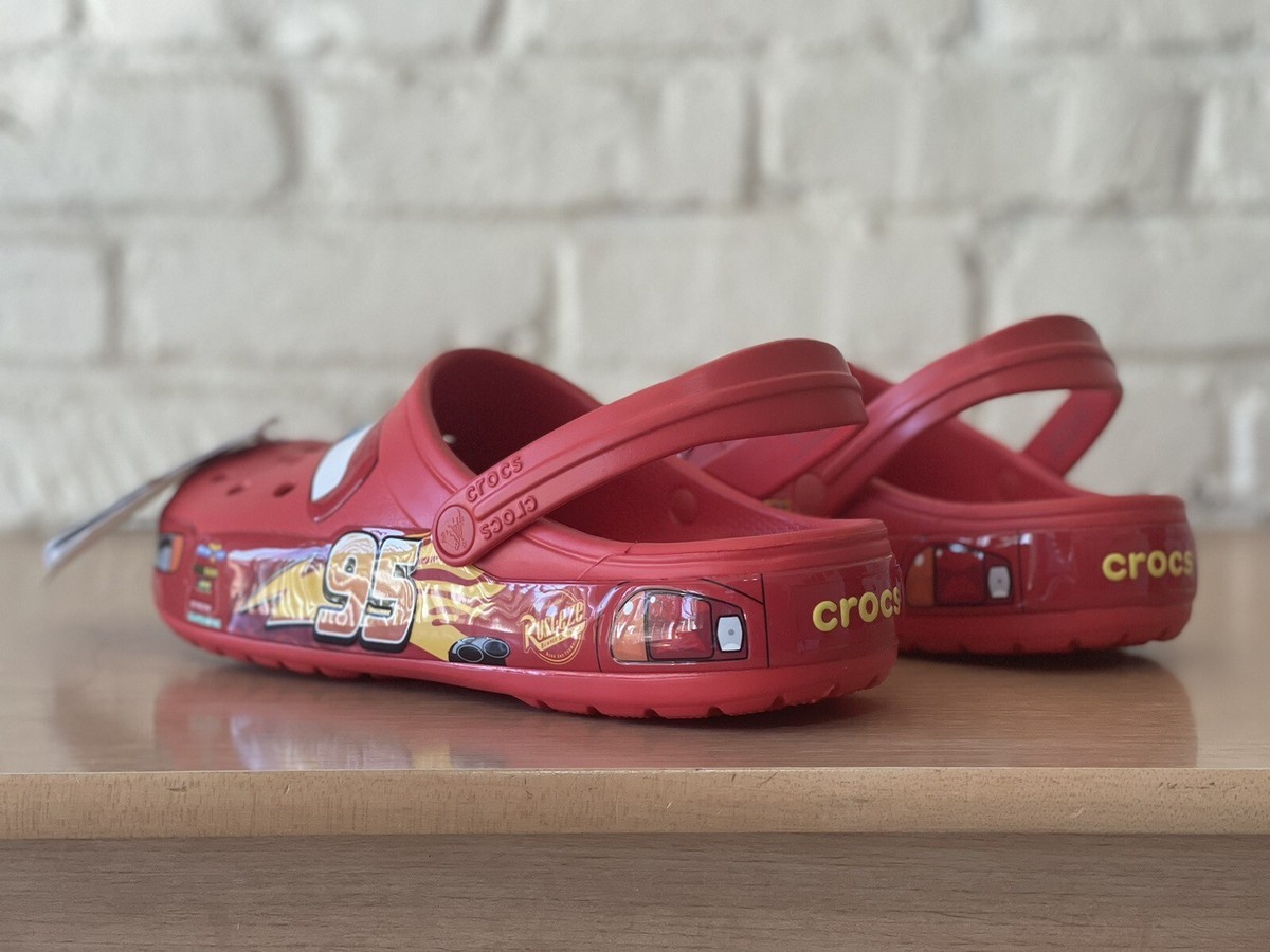 Crocs Classics Clog Lightning McQueen Disney Cars Men Size