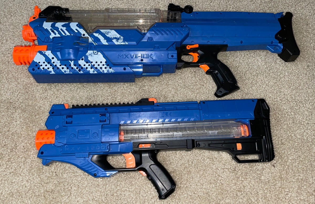 Nerf Rival Nemesis Mxvii-10k Blue - 100x High-impact Rounds