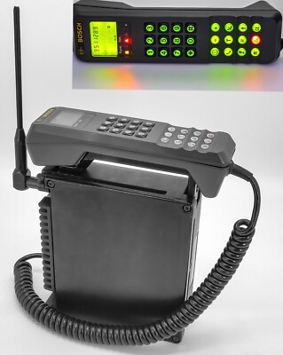 *VERY RARE* Bosch ''MT-9001 N'' Mobile Cell Phone NMT 900 Berlin West Germany 1986