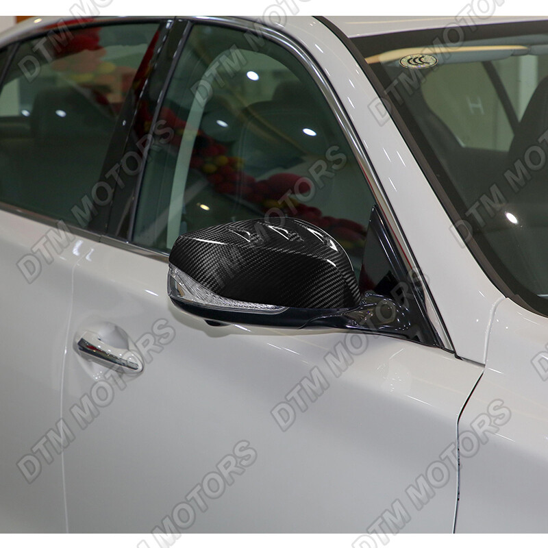 Mirror Caps Infiniti 2014-2024 Q50 Q60 Q70 QX30 QX50 Carbon Fiber Side Mirror Cover... Infiniti Q50 - Foto 9