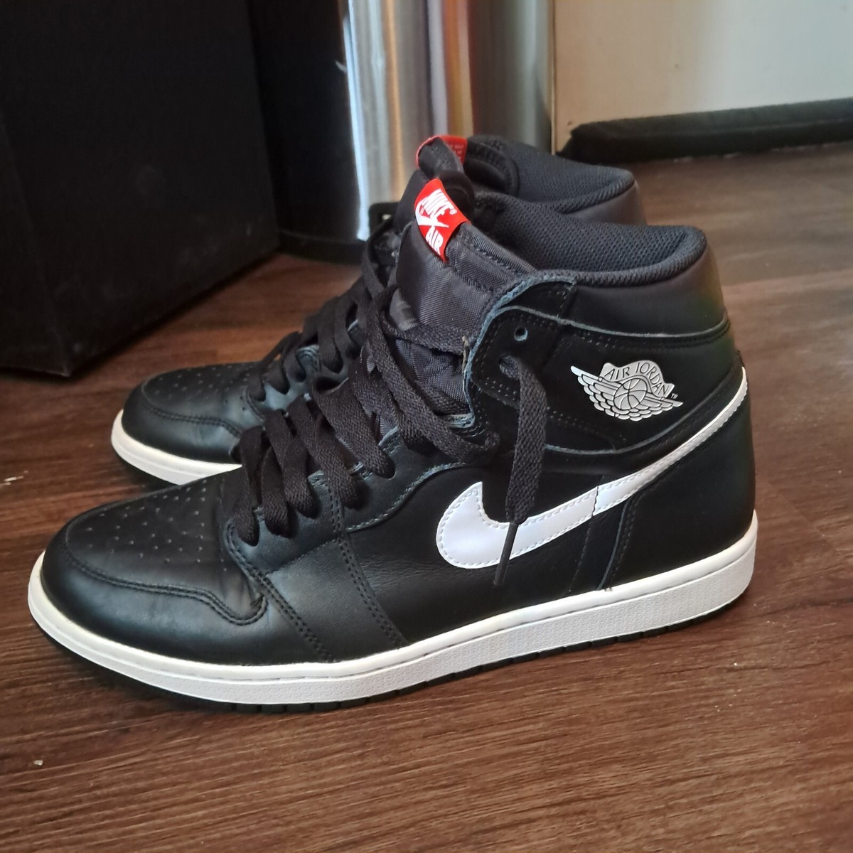 Jordan 1 Retro High OG Prm 'Yin Yang' Black - Size 10.5 ( 555088