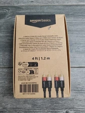 2 RCA Audio Cable for Amplifier,Active Speakers or Subwoofer wi...