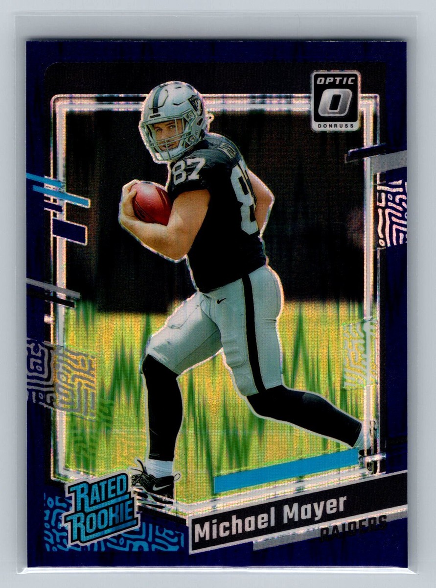 2023 Donruss Optic Michael Mayer Purple Shock #260 Raiders | eBay