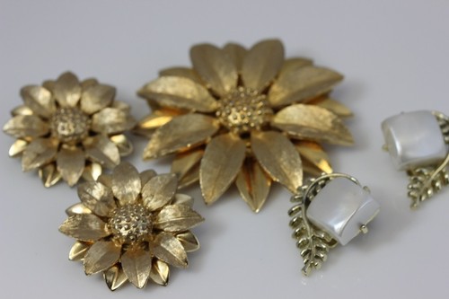 Set spille e orecchini vintage Sarah Coventry e orecchini termoset Coro - 334 - Foto 2 di 8