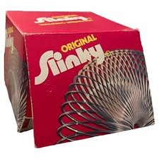 Vintage James Industries Original Slinky Walking Spring Toy Item 100
