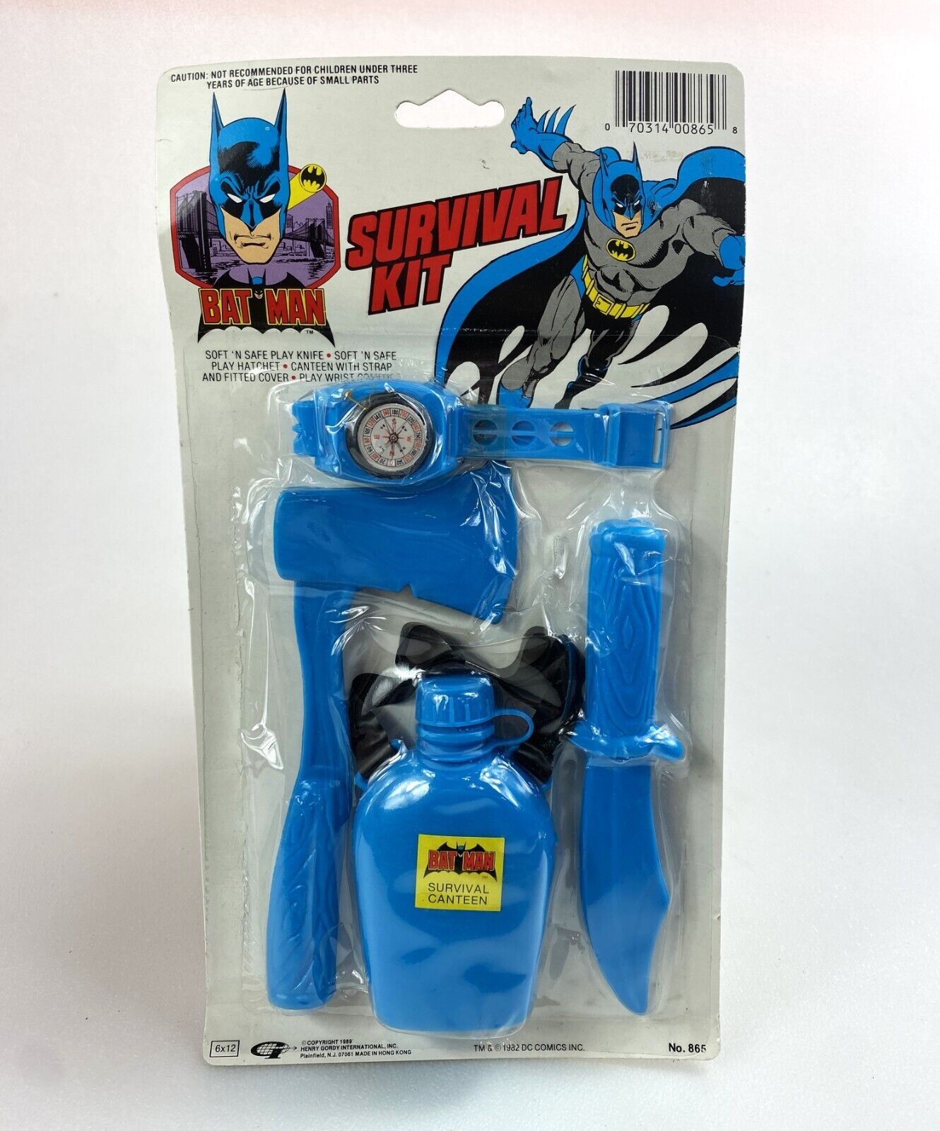 Batman Survival Kit Vintage Role Play Toy 1982 DC Comics New NIB Sealed 80s
