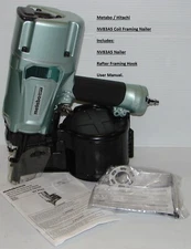 Metabo / HPT NV83A5 3-1/4" Coil Framing Nailer, Brand New Hitachi Retail Boxed.
