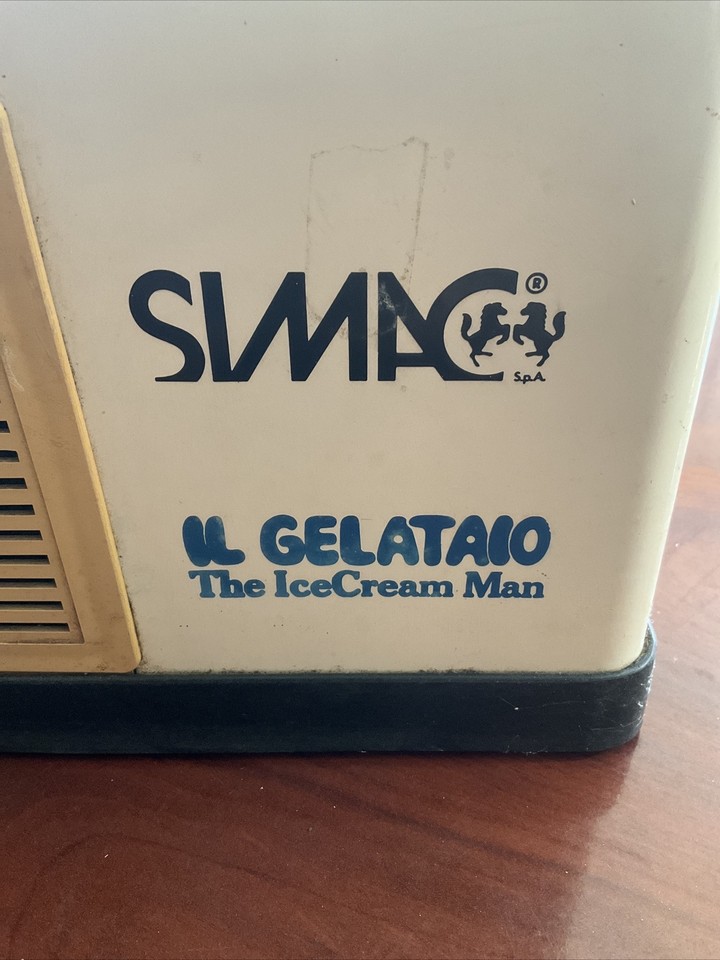 Simac IL Gelataio Ice Cream Man Gelato Maker **Tested Works** eBay