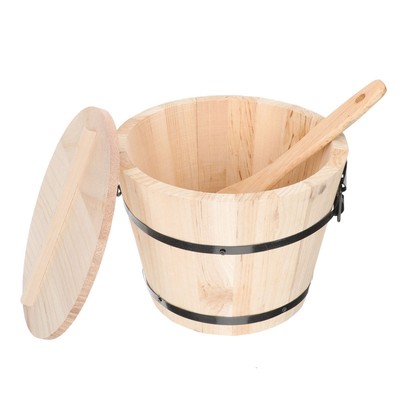 Dim Sum Korb Asiatische Reis Dampfer Topf Holz Dampfer Topf Holz Reis Paddel