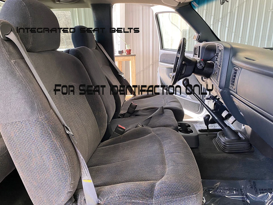 卡车座椅套 1999 年至 2002 年雪佛兰索罗德白色插入汽车座椅套 — 第 2/2 张图片