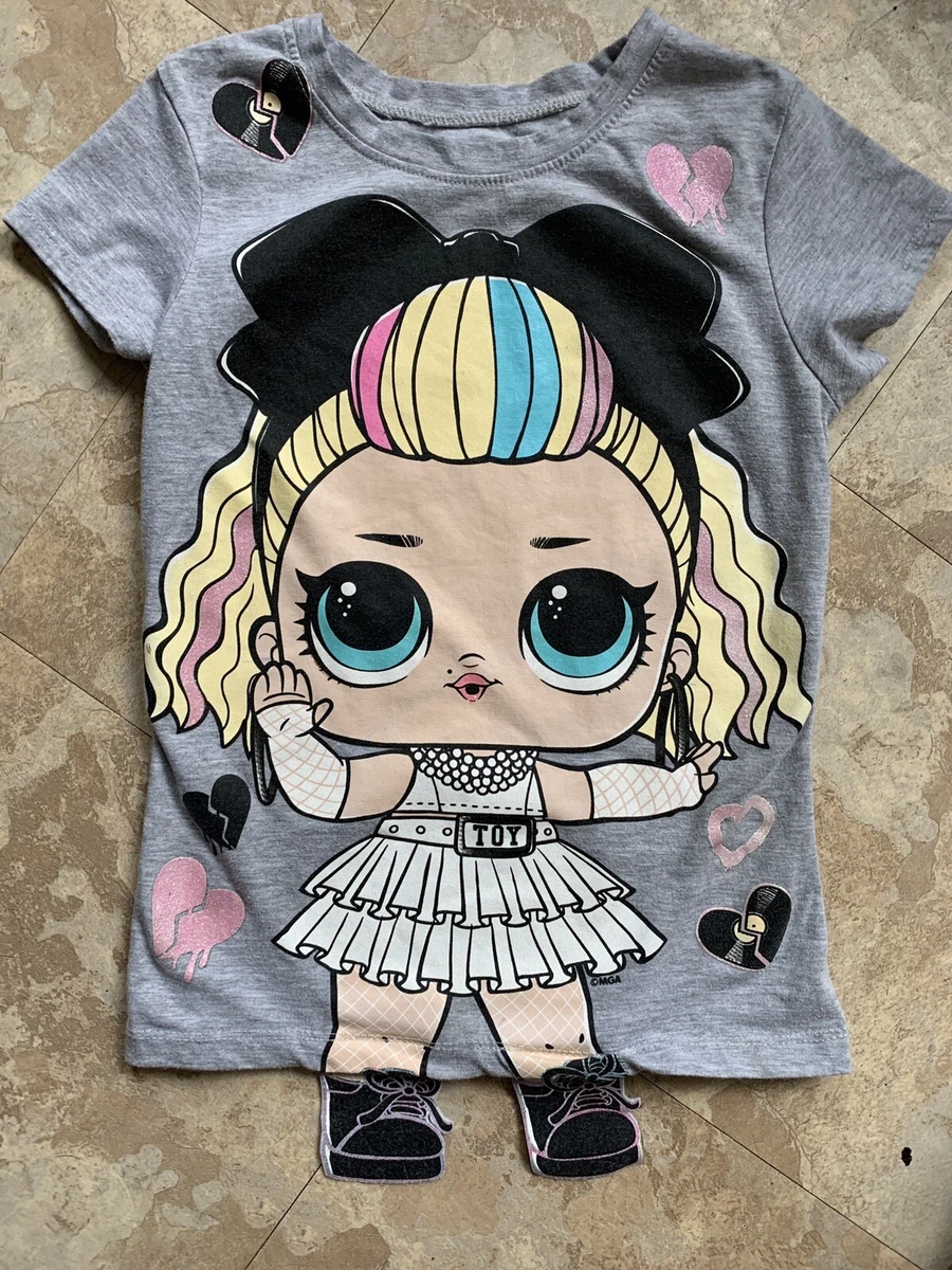 LOL SURPRISE Custom Girls Short Sleeve Tee Shirt Size M 7 8 Miss