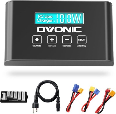 Mate1 Lipo Battery Charger 1s 6s 100W 10A Smart RC Battery Chargers with XT60