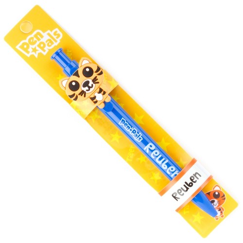 Kinder Personalisierte Stifte Name Zoo Tier Blau Kugelschreiber Schule Geschenk Jungen Mädchen - Bild 197 von 232