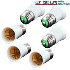 (6-pack) Light Bulb Socket Extender E26 Standard Medium Base, 1.5 Inches 6x