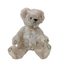 Vintage Ty Attic Treasures Teddy Bear 2000 Plush Toy 8" Cream Fluffy D-37