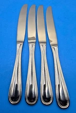 Wallace Royal Thread 18/10 Stainless Dinner Knives Set of 4