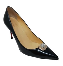 Shoe Clip with Rhinestones, Shoe Buckle, 2pcs, Color Gold/Clear