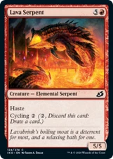 Lava Serpent FOIL Ikoria: Lair of Behemoths MINT Red Common MAGIC CARD ABUGames