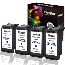 4 PKS PG-245XL Black Ink for Canon MG2922 MG2520 MG2522 MG2920 MG3022