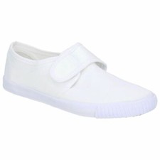 Mirak Plimsolls White Touch Fastening Plimsolls Textile