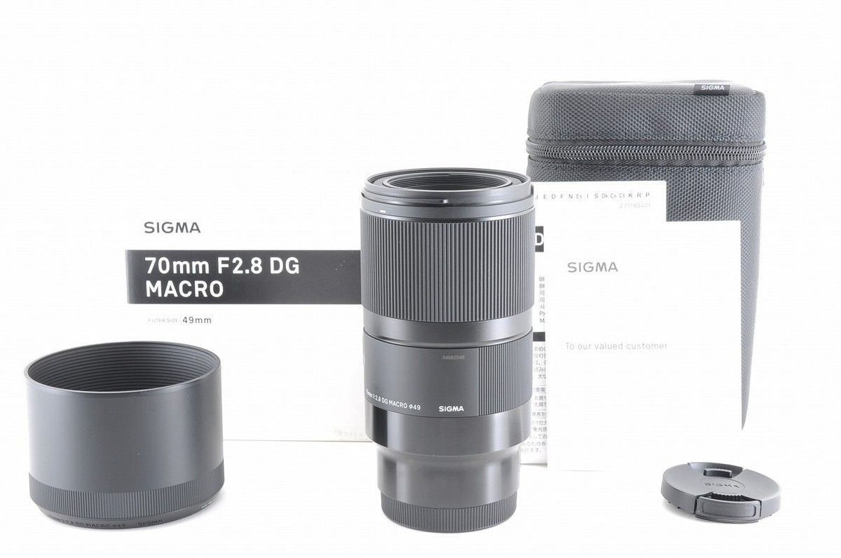 SIGMA 70mm F/2.8 DG MACRO Art (for SONY E mount) w/Box -Mint SIGMA 70mm F/2.8 DG MACRO Art (for SONY E mount) w/Box -Mint