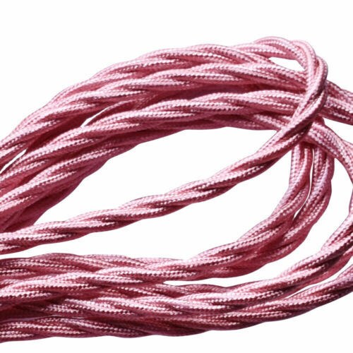 Italienisch farbig geflochtene Beleuchtung 2/3 Kern Stoffkabel Flexkabel Vintage Retro - Bild 79 von 102