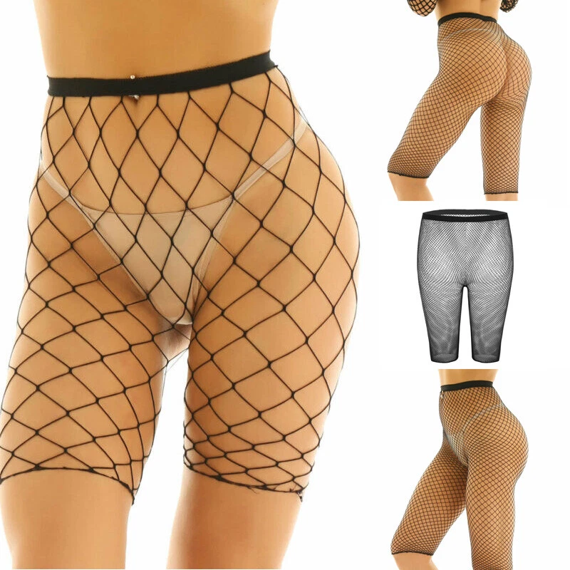 Sexy Women's Mesh Fishnet Shorts Legging Cycling Swim Dance Hot