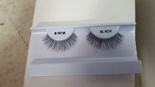 False Eye Lashes Strip Lash # 747M ( Medium )  Black 25 Pairs