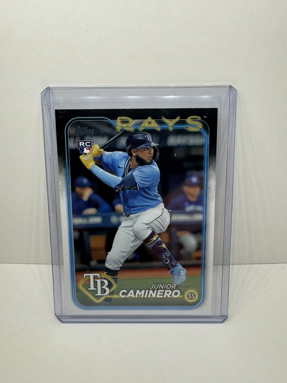 2024 Topps Series 2 Junior Caminero RC Base Rookie #628 Tampa Bay Rays
