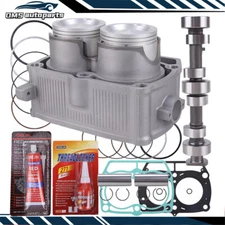 Cylinder Piston Gasket & Camshaft Top End Kit For Polaris RZR 800 EFI 09-14 ATV