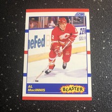 Al MacInnis 1990 Score Hockey Blaster #335 NHL Calgary Flames