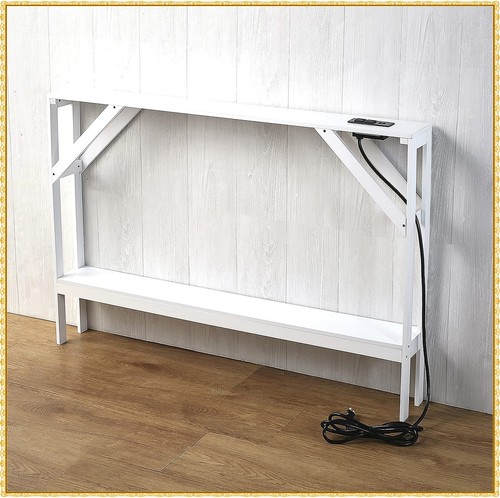 Slim Space Saver Accent Console Table Outlet USB Entryway Hallway Sofa~ 3 COLORS - Picture 9 of 25