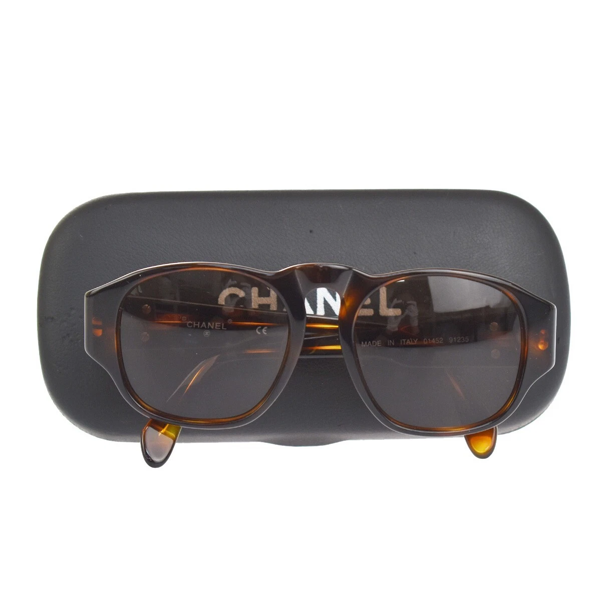 Chanel Sunglasses CC Logos Eye Wear Black Chanel Sunglasses