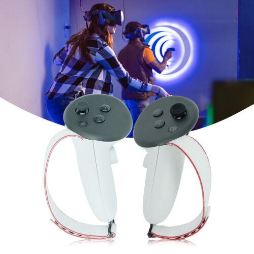 VR Controller Grips Battery Covers with Adjustable Straps Kit for Meta Quest 3 - Picture 11 of 12