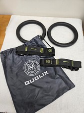 New Non- Slip Quolix Gymnastic Rings with Adjustable Straps