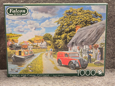 Falke 1000 Teile Puzzle Paket für Canal Cottage schwer zu finden
