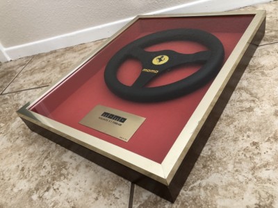 Ferrari Momo F1 Steering Wheel Commemorative Artwork - Vintage