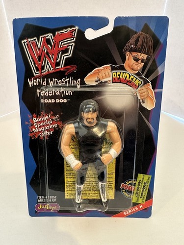1998 Road Dog Bend-ems Justoys DX WWF/WWE New Age ...