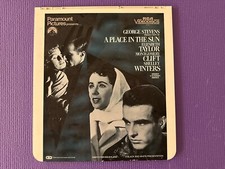 RCA CED Videodisc “A Place in the Sun” with Elizabeth Taylor in great shape!