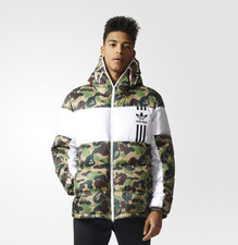 bape x adidas camo jacket