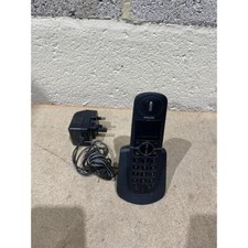 Philips CD6452B/05 Digital Cordless Phone Handset Black Rechargeable w/ Adapter