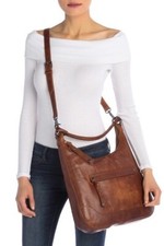 frye melissa hobo red clay