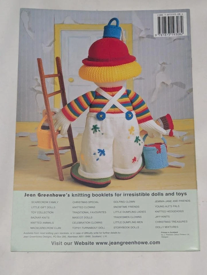 Jean Greenhowe's Red Nose Gang Pt 1 -5 Characters- Knitting - Image 2 of 2