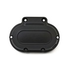 Black Smooth Transmission End Cover For Harley Davidson Big Twins (2006-2017)